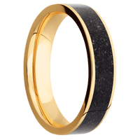14K Yellow Gold + Polish Finish