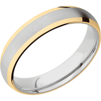 10K Yellow Gold + Polish Finish + Palladium Silver