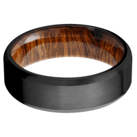 Zirconium + Anglesatin , Satin Finish + Desert Iron Wood