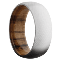 Damascus + Bead Finish + Teak