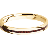 10K Yellow Gold + Polish Finish