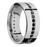 10K White Gold + Polish Finish