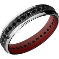 Zirconium + Polish , Bead Finish + Crimson