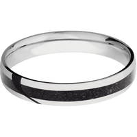 10K White Gold + Polish Finish