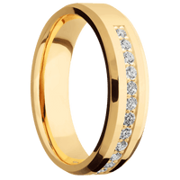 14K Yellow Gold + Polish , Polish Finish