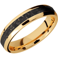 14K Yellow Gold + Polish , Polish Finish