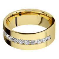 10K Yellow Gold + Anglesatin Finish