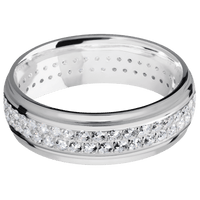 10K White Gold + Polish , Polish Finish