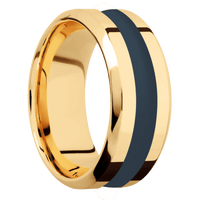 10K Yellow Gold + Polish , Polish Finish