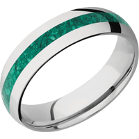 14K White Gold + Polish Finish
