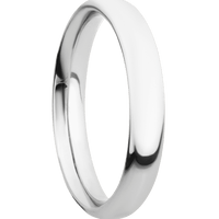 14K White Gold + Polish Finish