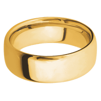 18K Yellow Gold + Polish Finish