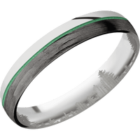 10K White Gold + Polish Finish
