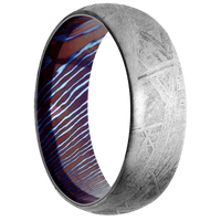 Meteorite + None Finish + Titanium Damascus