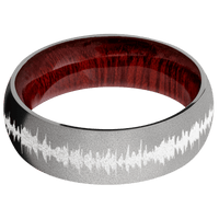 Platinum + Sand Finish + Blood Wood