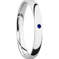 14K White Gold + Polish Finish