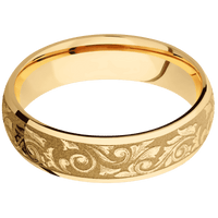 10K Yellow Gold + Polish Finish