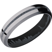 Tantalum + Polish , Bead Finish + Black