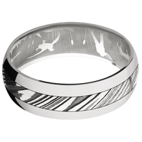 Palladium Silver + Polish Finish