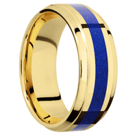 10K Yellow Gold + Polish , Polish Finish