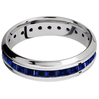 14K White Gold + Polish , Polish Finish