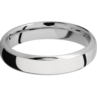 14K White Gold + Polish , Polish Finish