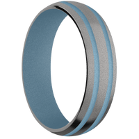 Titanium + Sand Finish + Polar Blue