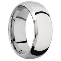 14K White Gold + Polish , Polish Finish
