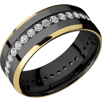 Zirconium + Polish , Satin Finish