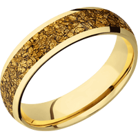10K Yellow Gold + Polish Finish