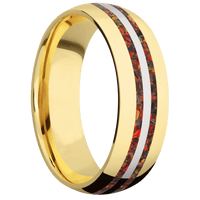 10K Yellow Gold + Polish Finish