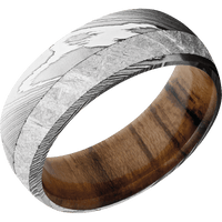 Damascus + Polish Finish + Teak
