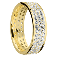 14K Yellow Gold + Polish Finish