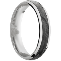 18K White Gold + Polish Finish