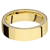 10K Yellow Gold + Polish Finish