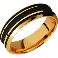 22K Yellow Gold + Polish , Polish Finish