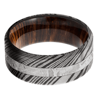 Damascus + Acid Finish + Cocobolo
