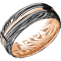 Marble + Acid Finish + 14K Rose Gold
