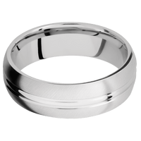 Palladium Silver + Polish , Anglesatin Finish