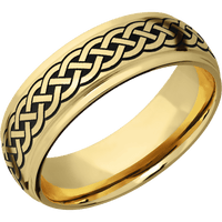 10K Yellow Gold + Anglesatin , Polish Finish