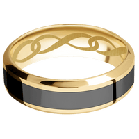 10K Yellow Gold + Polish , Polish Finish