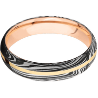 Marble + Acid Finish + 14K Rose Gold