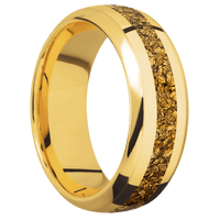 18K Yellow Gold + Polish , Polish Finish