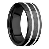 Zirconium + Distressed , Polish Finish