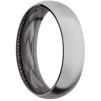 18K White Gold + Satin Finish + Tantalum Noir
