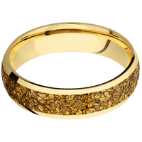 10K Yellow Gold + Polish Finish