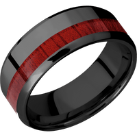 Zirconium + Polish , Satin Finish