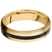 10K Yellow Gold + Satin , Satin Finish