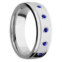 14K White Gold + Polish , Polish Finish