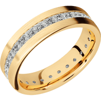 18K Yellow Gold + Satin Finish